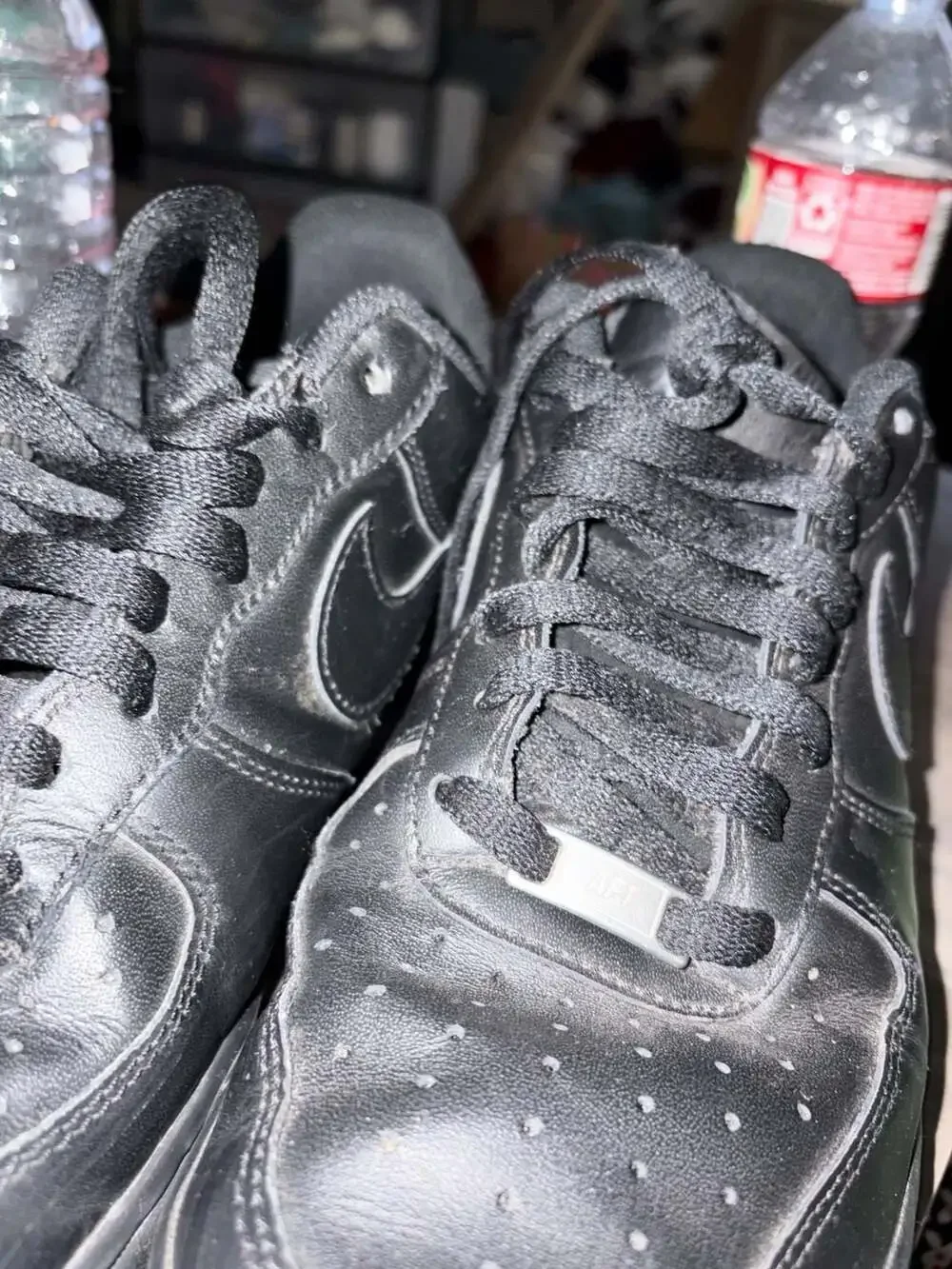 Nike Air Force 1 '07 Low Triple Black Men's Sneakers (CW2288-001)